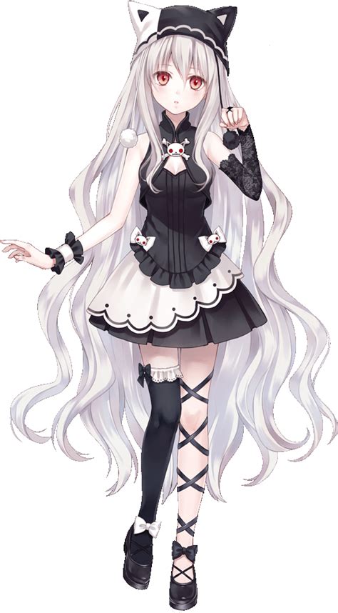Black Hair Anime Girl Transparent Image Png Play