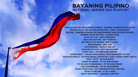 Bayaning Pilipino National Heroes Day Playlist 2022 Youtube