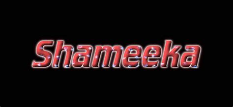 Shameeka Logo Herramienta De Diseño De Nombres Gratis De Flaming Text