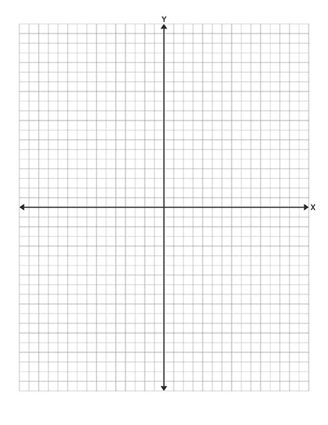 5 Free Printable Graph Paper With Axis X And Y And