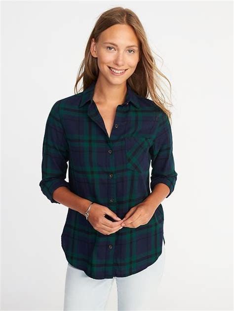 Classic Flannel Shirt For Women Old Navy Small Womens Flannel