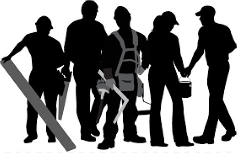 Construction worker Silhouette Laborer Clip art - Construction worker png download - 1500*960 ...