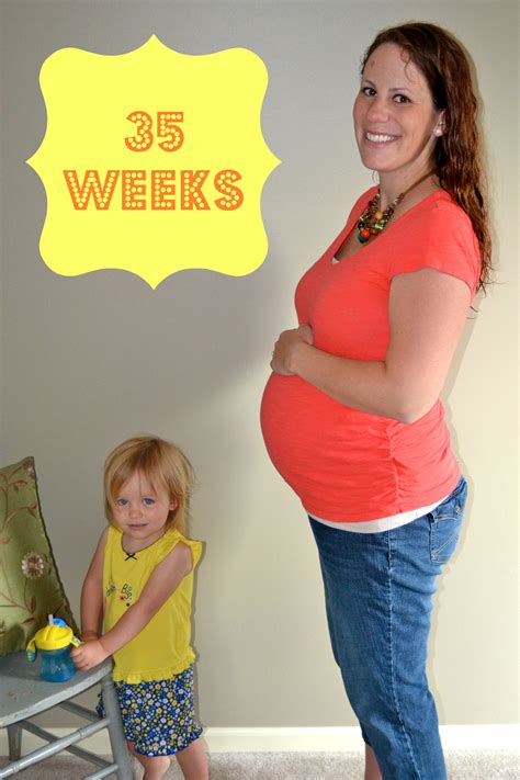 35 Weeks Pregnant Mrs Webers Neighborhood
