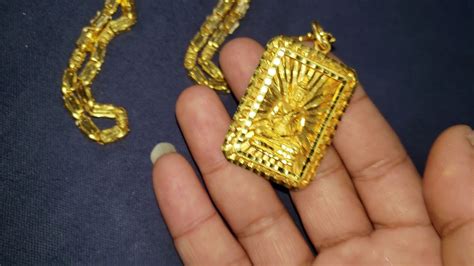 24kt Gold Necklaces And Buddha Pendants Khmer Asian Gold Jewelry Review
