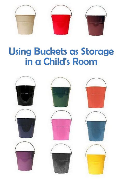 Bucket Outlet Blog Using Buckets To Organize Kids Rooms Kids Room