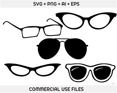 Glasses Svgeyeglasses Svg Bundle Sunglasses Svg Files For Etsy