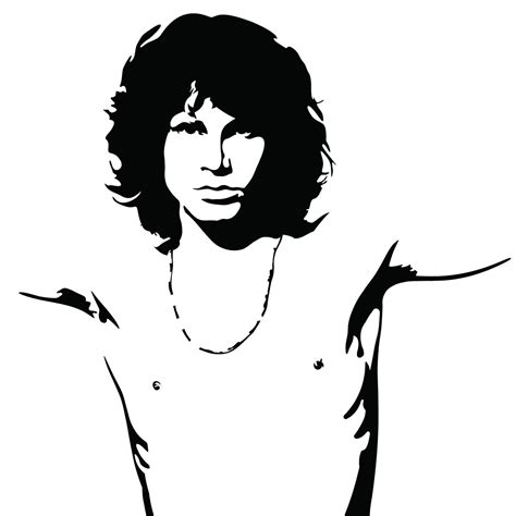 Jim Morrison Vector At Getdrawings Free Download