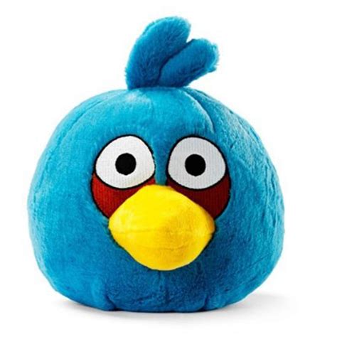 Angry Birds Inch Angry Bird Blue Super Soft Plush With Sound Effects