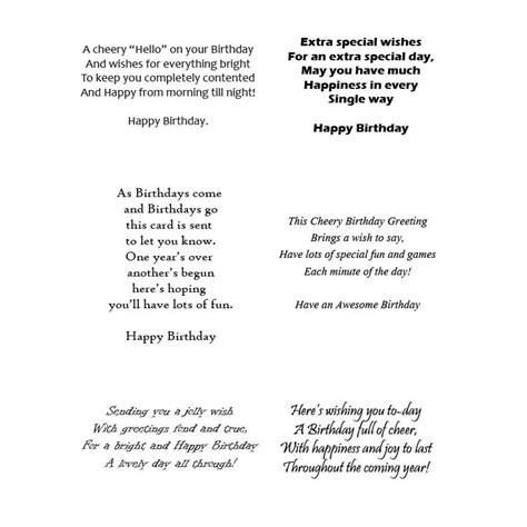 Birthday Verses For Cards Birthday Verses Verses For Cards