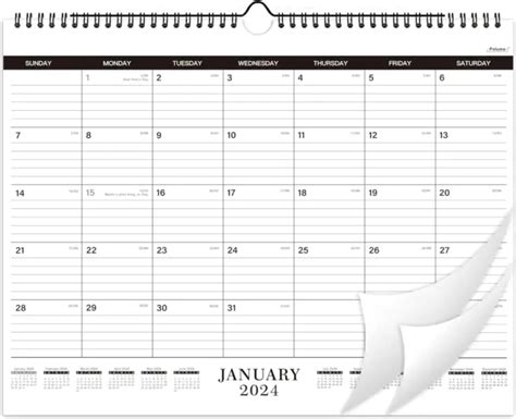 2024 Calendar Jan Dec 2024 2024 Wall Calendar 12 Monthly Calendar