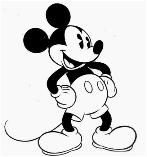 Dibujo Para Colorear De Mickey Mouse Dibujos De Mickey Mouse Dibujos