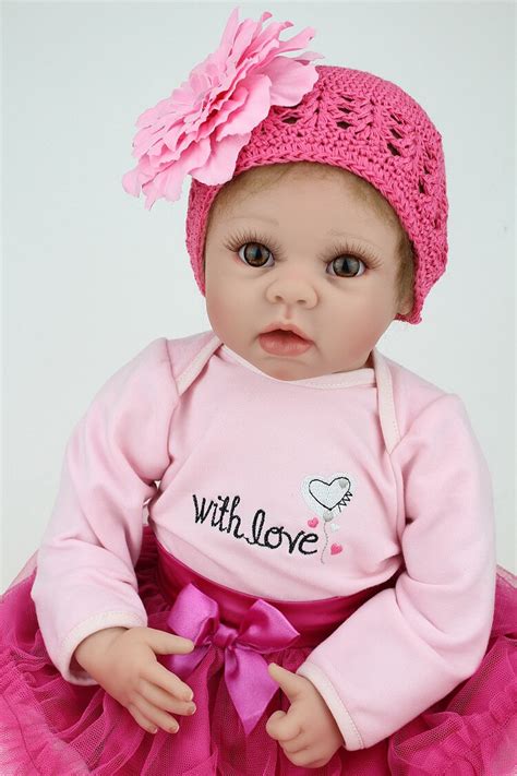 22 Inch Soft Like Silicone Reborn Baby Doll Lifelike Realistic Princess