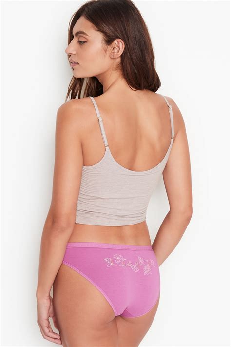 buy victoria s secret stretch cotton bikini panty from the victoria s secret uk online shop