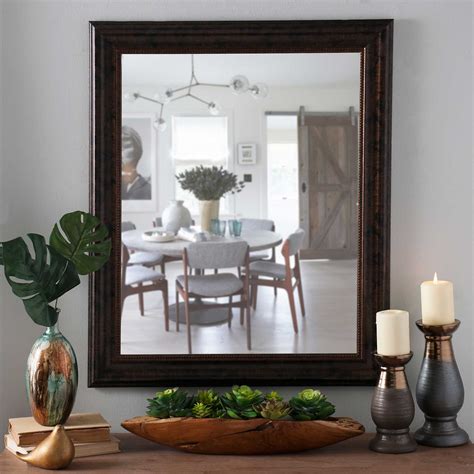 Bronze Framed Mirror 27x33 Kirklands