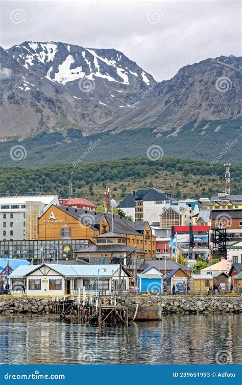 Port Of Ushuaia Tierra Del Fuego Argentina Editorial Stock Photo