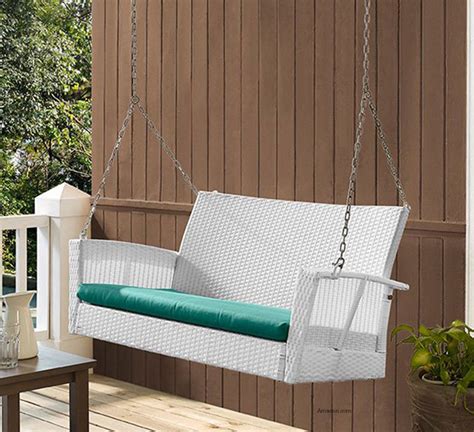 Wicker Porch Swings Always Refined Reminiscent And Romantic