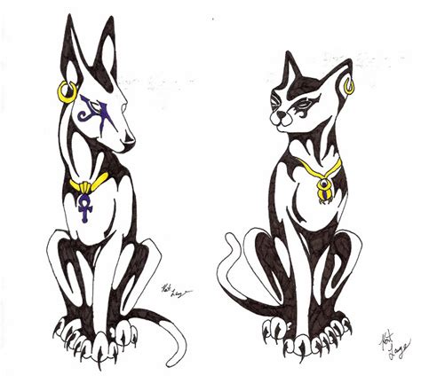 Anubis And Bastet Pair By Sexykitty2385 On Deviantart