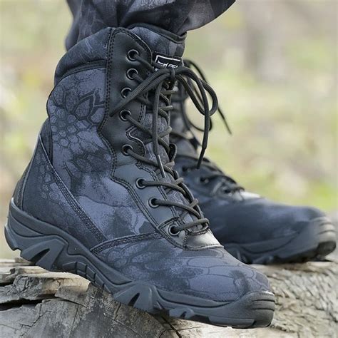 Outdoor Sport Hiking Shoes Tactical Boots Military Combat Boot Army Non