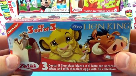 Lion King Surprise Eggs Box Unboxing Video Dailymotion