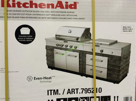 Costco 795210 Kitchenaid 7 Burner Island Grill Part Costcochaser