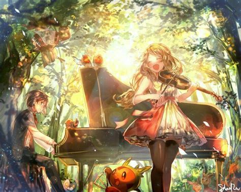 【3 hours】anime ost for piano and violin『relaxing, study bgm』. Ghim trên Pokémon ポケモン