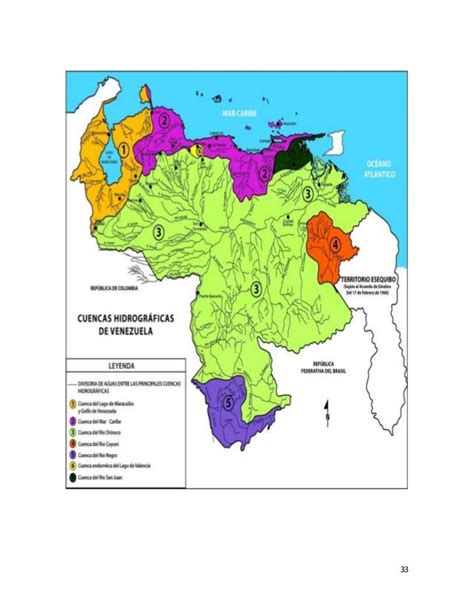 Cuencas Hidrograficas En Venezuela