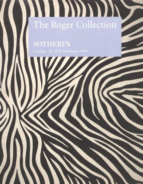 Sothebys The Roger Collection London 12898 Sale 8046 Auction