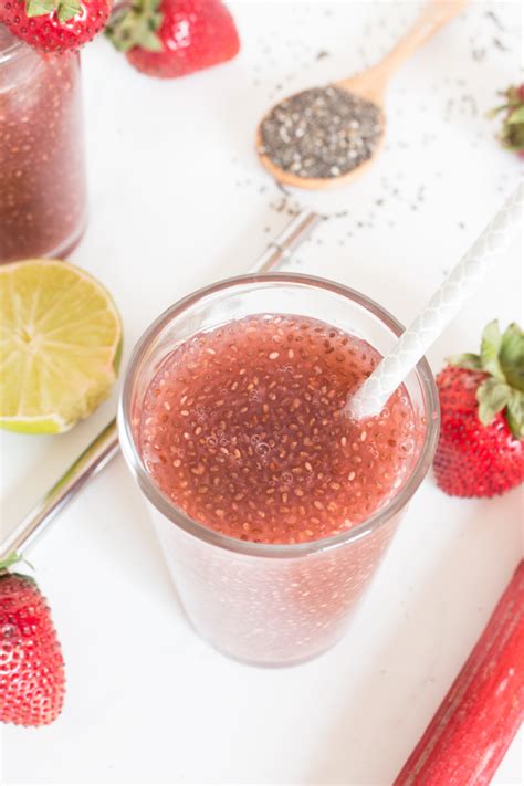 If you have the time and plan ahead slightly, then it is definitely. Strawberry Rhubarb Chia Seed Drink - Diary of an ExSloth