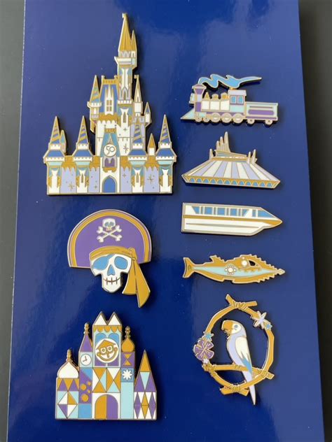 Walt Disney World 50th Anniversary Limited Edition Pin Releases