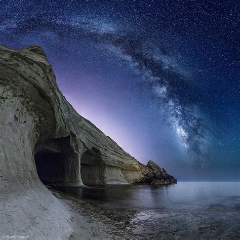 Twan The Milky Way Over Sea Caves