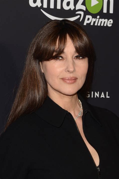 She began her career as a fashion model. MONICA BELLUCCI at 'The Mozart in the Jungle' Screening in ...