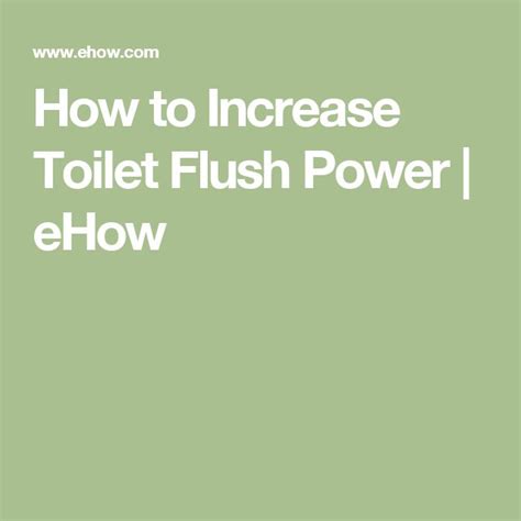 How To Increase Toilet Flush Power Hunker Watercolor Wash Flush Painting