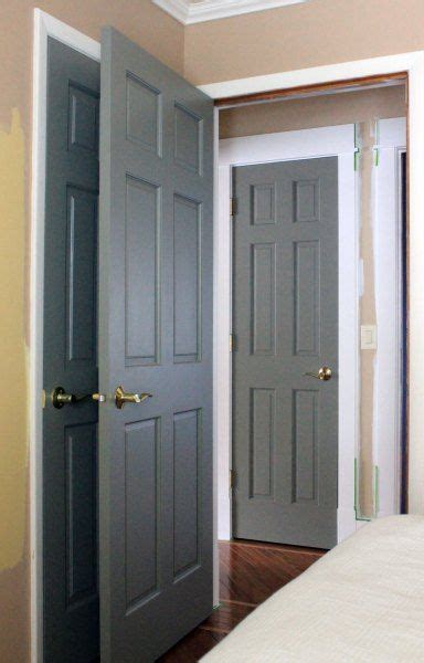 In a trendy and attractive light grey colour, these doors are very popular with those looking for a modern look suiting apartments, studios and current interior design. Can't Wait for Paint | Grey interior doors, Painted ...