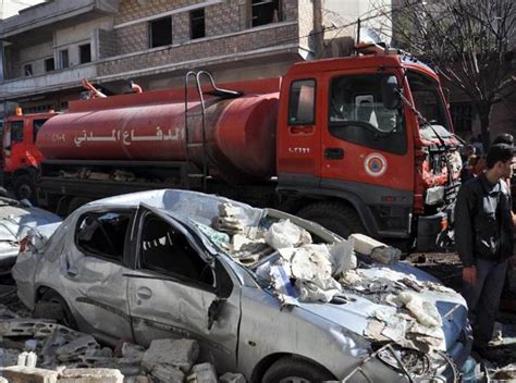 Syria Twin Blasts In Homs Kill 20 Injure Dozens World News