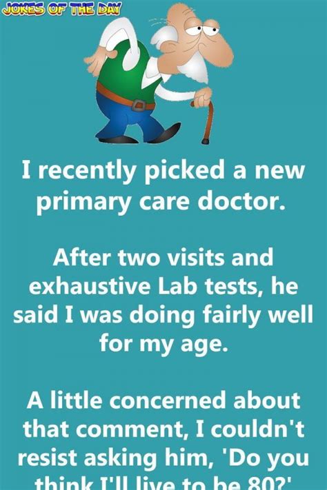 Joan rivers click to tweet Humor - The old man goes to see a Doctor in 2020 | Fun ...
