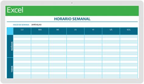 Plantillas Gratuitas De Cronograma Semanal Para Excel 2022