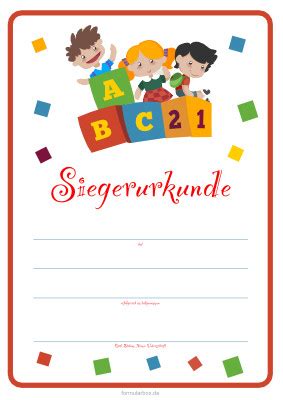 Check spelling or type a new query. Kinder Siegerurkunde 'Kinder, ABC' | Pdf-Vorlage zum ...