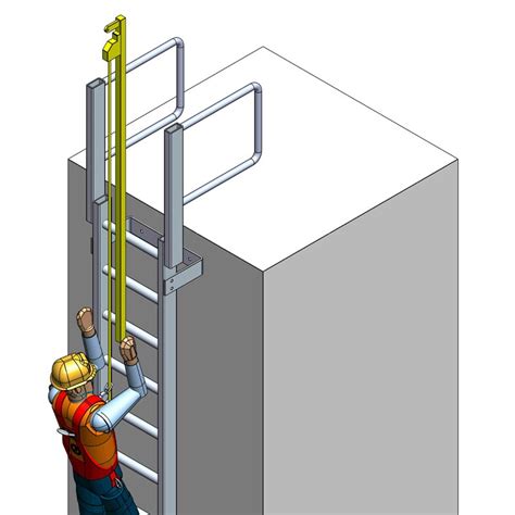 Fixed Vertical Ladders With Fall Arrest System Cai Safety Systems Inc