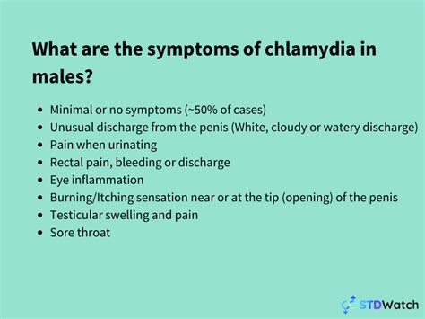 What Are The Symptoms Of Chlamydia Stdwatch Com