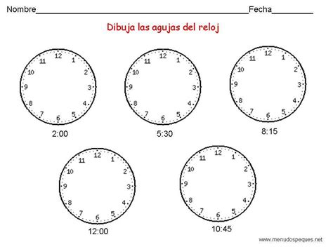 Aprender A Utilizar El Reloj 14