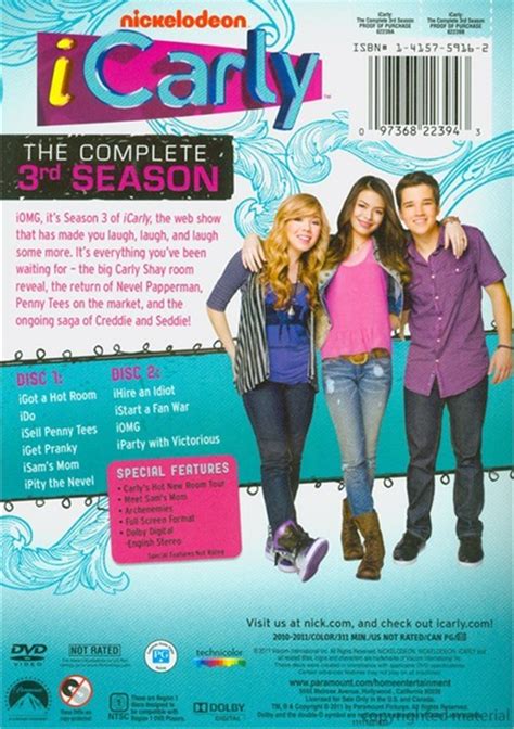 Icarly The Complete 3rd Season Dvd 2011 Dvd Empire