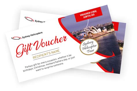 Sometimes, you can also use it for your small victories. Gift Vouchers - Sydney Helicopter Flights and Tours