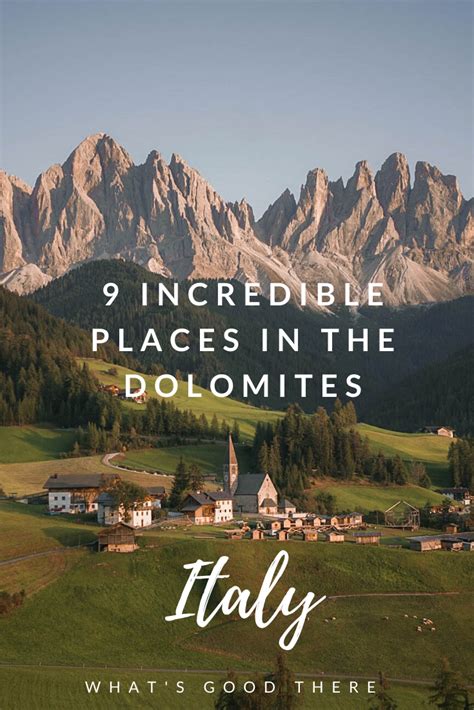 9 Incredible Places In The Dolomites Italy Incredible