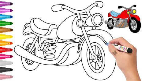 Motorcycle Drawing For Kids At Explore Collection