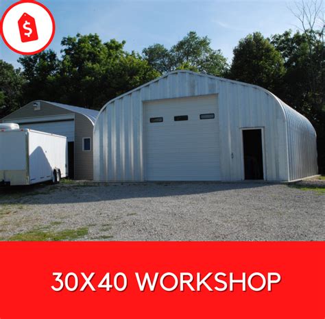 20x40 Workshop Building Garage Steel Building Kit Prices