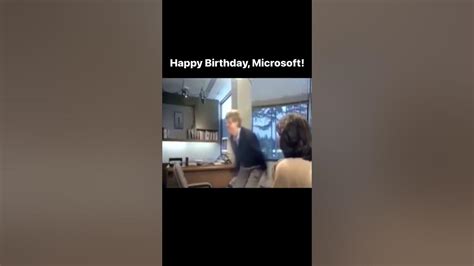 Happy Birthday Microsoft Youtube