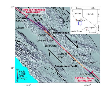 New earthquake maps could restrict development in some of la's priciest areas. The Central San Andreas creeps along without a major earthquake - Temblor.net