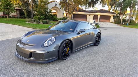 Dealer Inventory 2016 Porsche 911 Gt3 In Agate Grey Metallic With Black