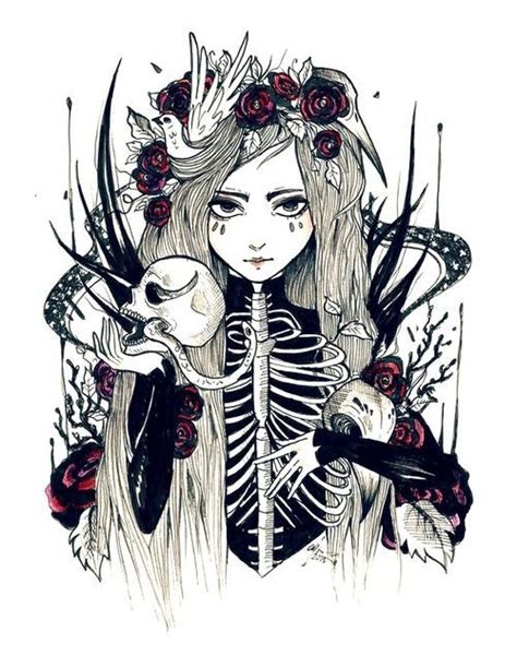 GOTH GIRL ILLUSTRATION Pastel Goth Art Goth Art Drawings