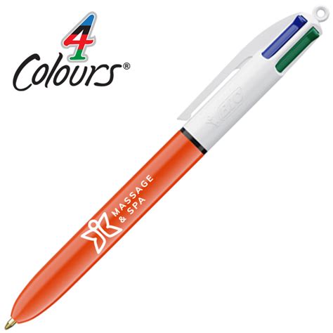 4imprintie Bic 4 Colours Pen Fine Point 300821f